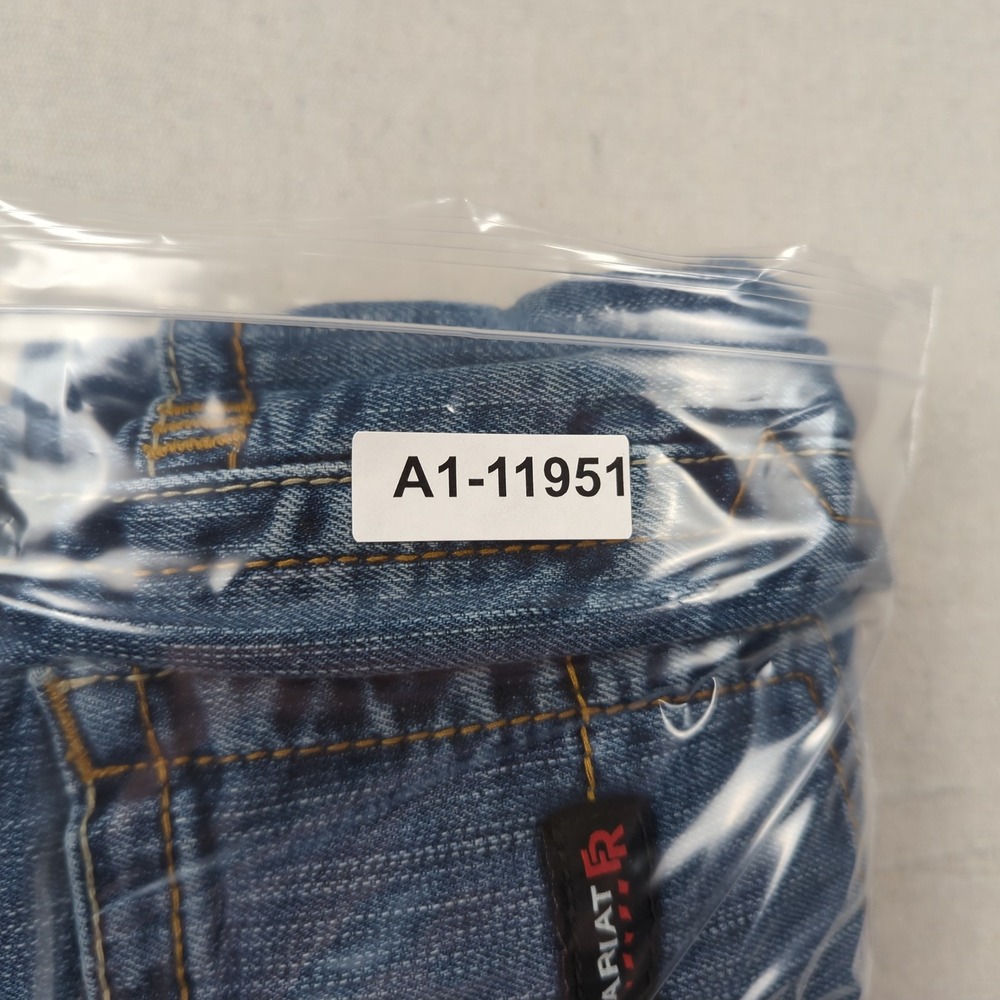 Ariat Jeans Mens 36x30 Blue M4 Relaxed Boot Cut FR Flame Resistant Utility - Picture 15 of 15
